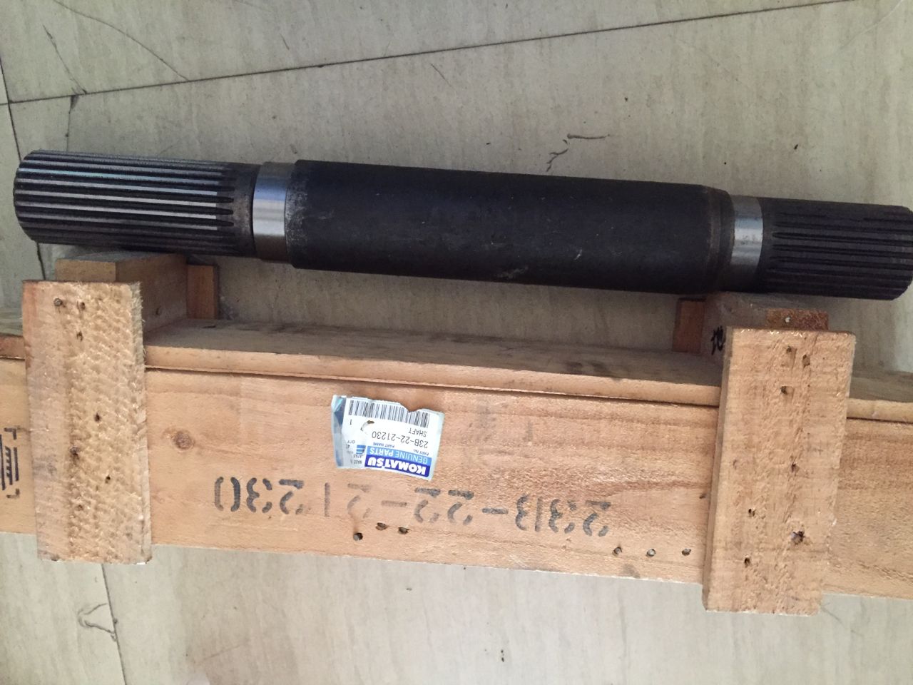 JUAL SHAFT GENUINE PARTS KOMATSU PN. 23B-22-21230